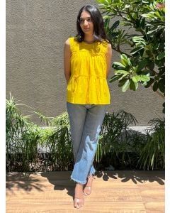 Yellow Cotton Top