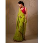 Green Gota Work Organza Saree