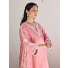 Pink Chikankari Cotton Kurta