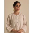 White Chikankari Cotton Kurta