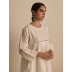 White Chikankari Cotton Kurta