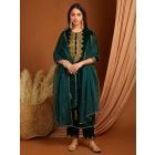 Green Gota Work Organza Dupatta