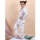 Ivory Printed Cotton Nightwear - Set of 2