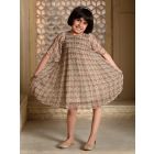 Multicolor Printed Chiffon Dress
