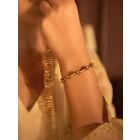 Gold Plated Handcrafted Brass Bangle
