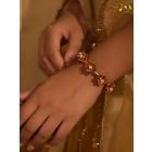 Gold Plated Handcrafted Brass Bangle