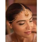 Gold Plated Handcrafted Brass Mathapatti