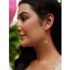 Gold Plated Handcrafted Brass Earrings