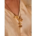Gold Plated Handcrafted Brass Necklace