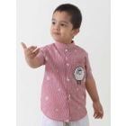 Pink Embroidered Cotton Shirt