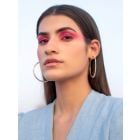 Rose Gold Plated Handcrafted Brass Pearl Hoop Earrings