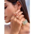 Rose Gold Plated Handcrafted Brass Ring