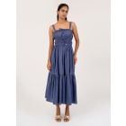 Blue Cotton Dress