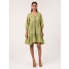 Green Cotton Dress