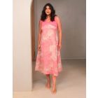 Pink Printed Cotton Dress