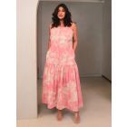 Pink Printed Cotton Dress