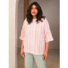 Multicolor Striped Cotton Top