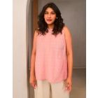 Pink Printed Cotton Top