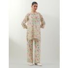 Multicolor Printed Cotton Co-ord Set- Set of 2