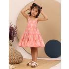 Pink Printed Cotton Dress