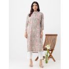 Multicolor Hand Block Printed Cotton Kurta