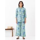 Green Hand Block Printed Cotton Co-ord Set- Set of 2
