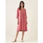 Pink Cotton Glaze Dress