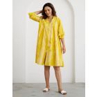 Yellow Printed Modal Dress