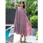 Mauve Cotton Dress