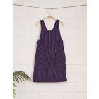 Purple Stirped Cotton Dress