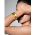 Gold Plated Handcrafted Brass Bangles - Set of 2