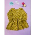 Mehndi Green Hand Block Printed Cotton Top