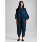 Indigo Linen Co-ord Set- Set of 3