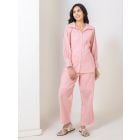 Pink Woven Cotton Co-ord Set - Set of 2