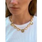 Gold Plated Handcrafted Brass Necklace