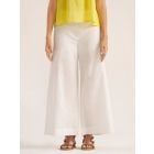 White Cotton Palazzo