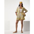 Yellow Printed Co-ord Set - Set of 2