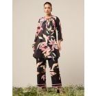 Black Printed Cotton Co-ord Set- Set of 2