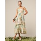 Yellow Printed Cotton Dress