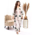 Ivory Printed Cotton Silk Co-ord Set - Set of 2