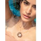 Rose Gold Plated Handcrafted Brass Necklace