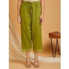 Green Cotton Pants