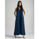 Indigo Linen Jumpsuit