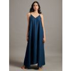 Indigo Linen Dress
