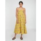 Yellow Printed Cotton Dress