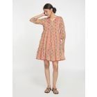 Multicolor Printed Cotton Dress