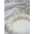 Gold Plated Handcrafted Brass Ear Cuffs