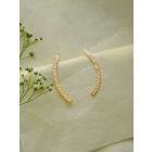Gold Plated Handcrafted Brass Ear Cuffs