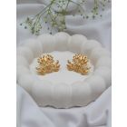 Gold Plated Handcrafted Brass Earrings