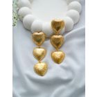 Gold Plated Handcrafted Brass Earrings